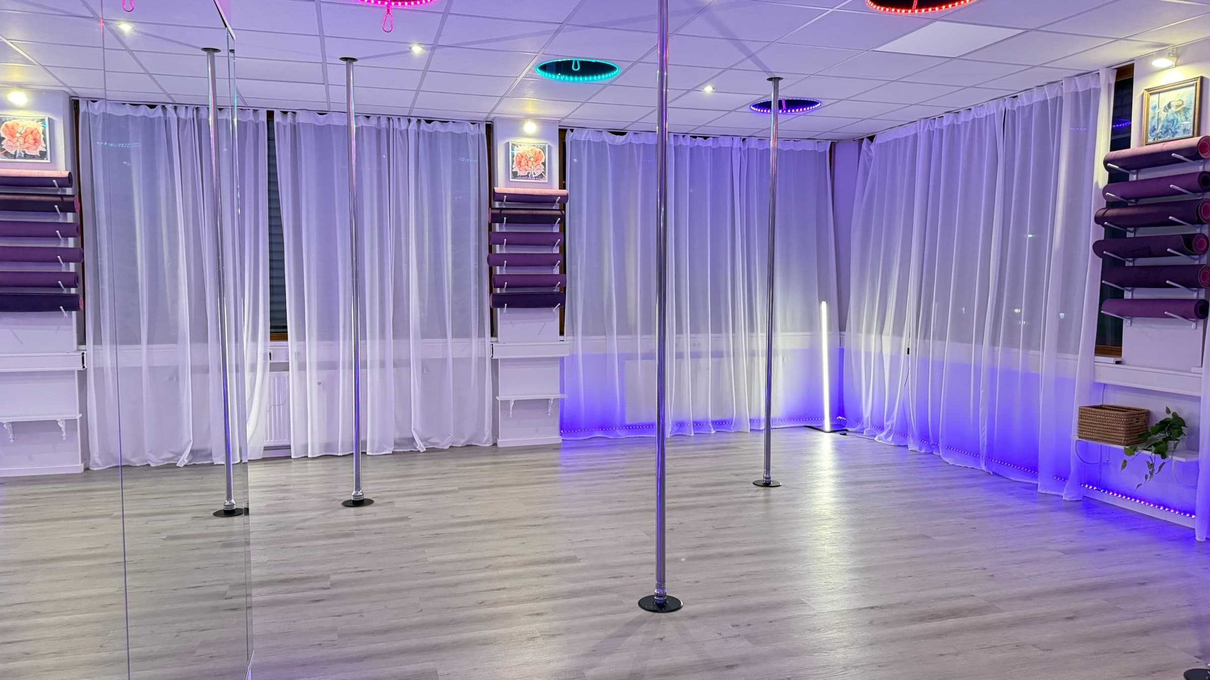 Trainingsraum 2 – Delía Pole Dance Studio Rosenheim