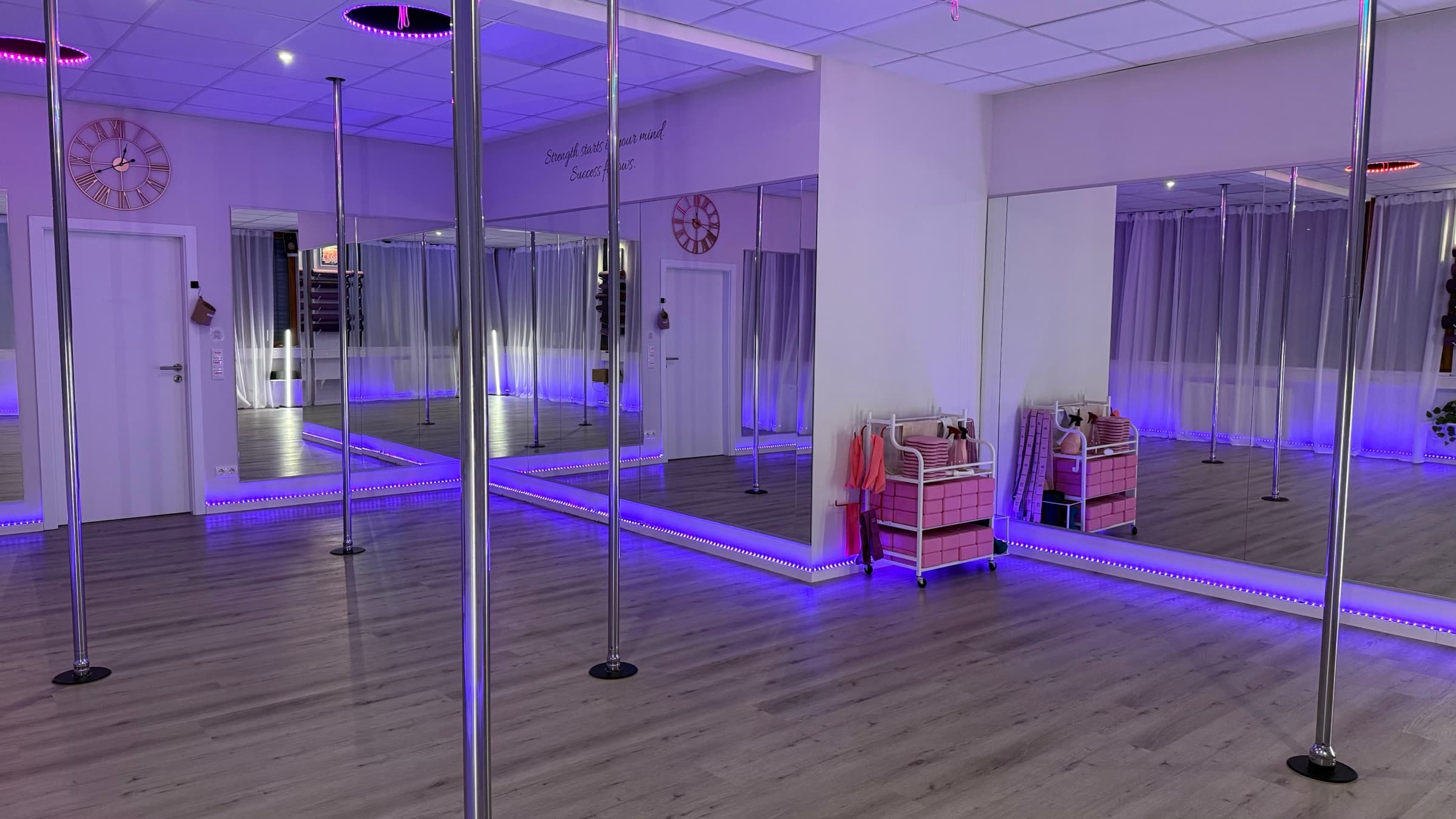 Trainingsraum 2 – lichtdurchflutete Trainingsfläche
